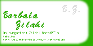borbala zilahi business card